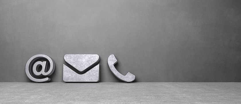 問い合わせグレー